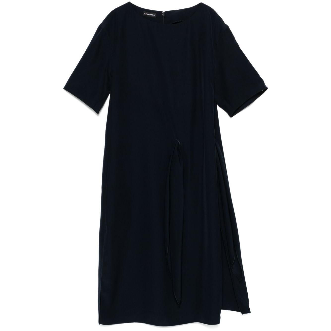 Emporio Armani Short dress with side knot EW001538TE14039UB115-P25