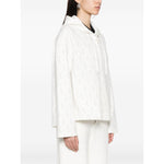 Emporio Armani Zip-up hoodie in double jersey with all-over lettering EW001026AF10002F0009-P25