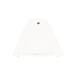 Emporio Armani Zip-up hoodie in double jersey with all-over lettering EW001026AF10002F0009-P25