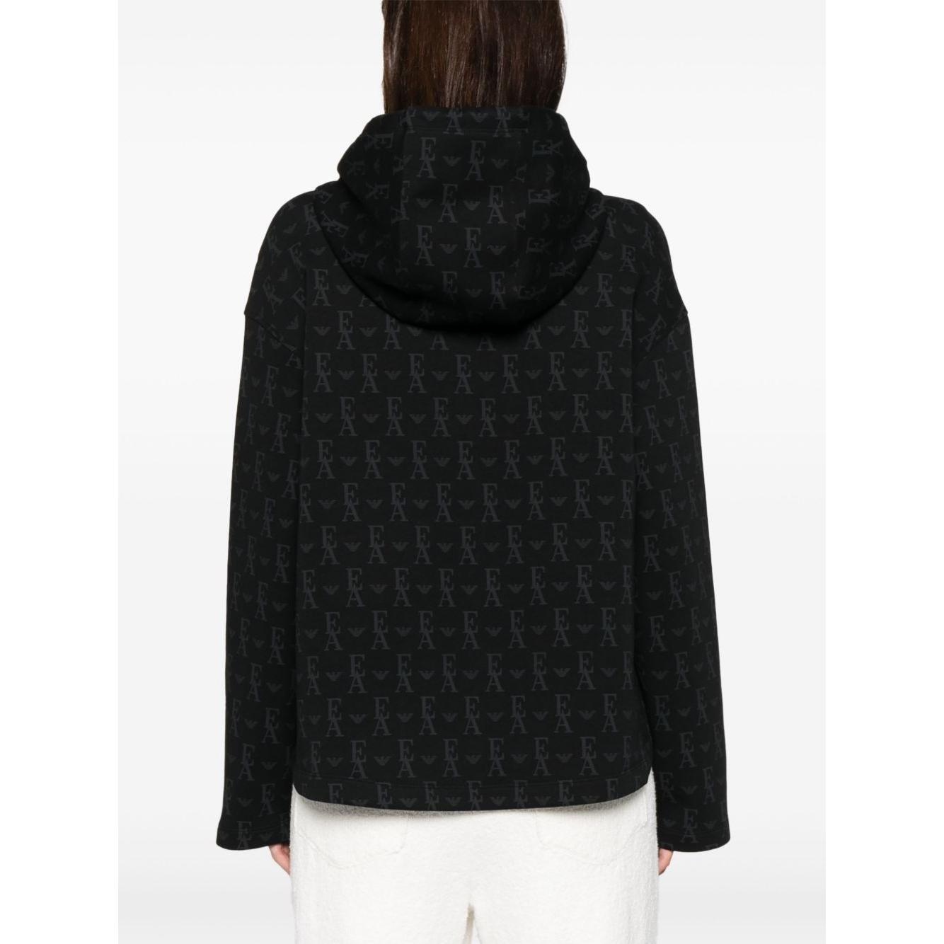 Emporio Armani logo-print hoodie EW001026AF10002FC026-P25