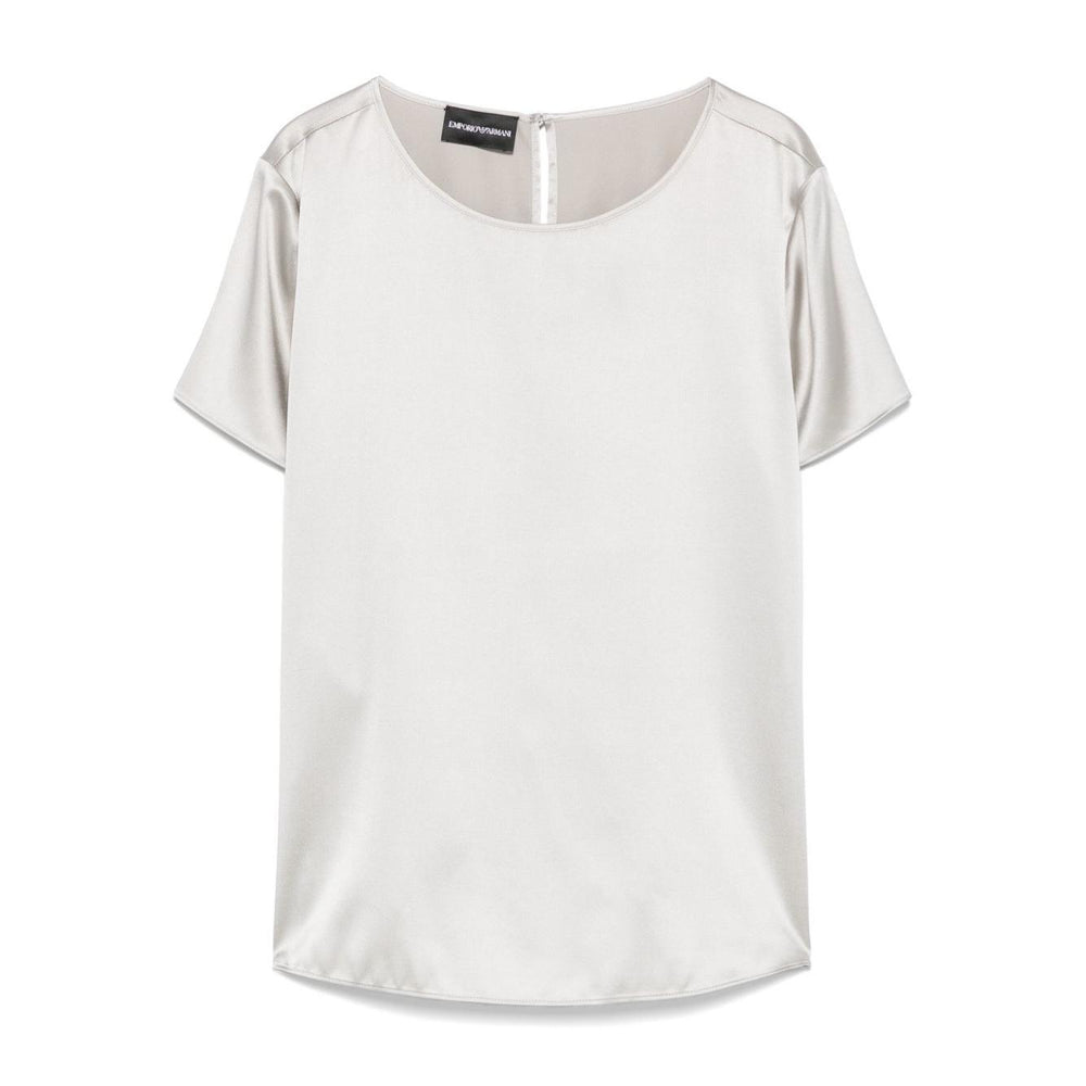 Emporio Armani crewneck silk top 8N2K152NXXZU8011-P25
