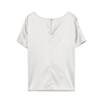 Emporio Armani crewneck silk top 8N2K152NXXZU8011-P25