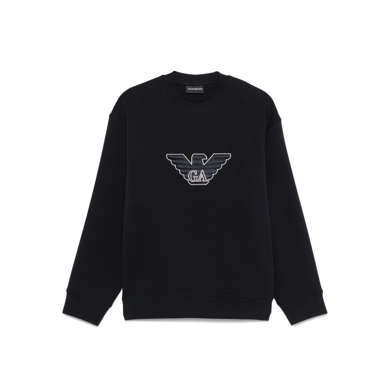 Emporio Armani logo patch sweatshirt Topwear