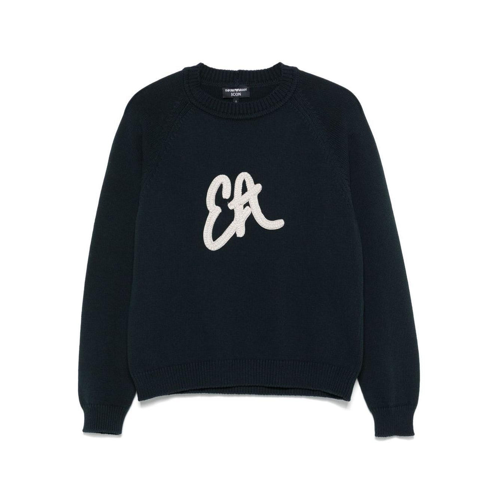 Emporio Armani Sweater with maxi EA Icon logo EW001748AF13948UB115-P25