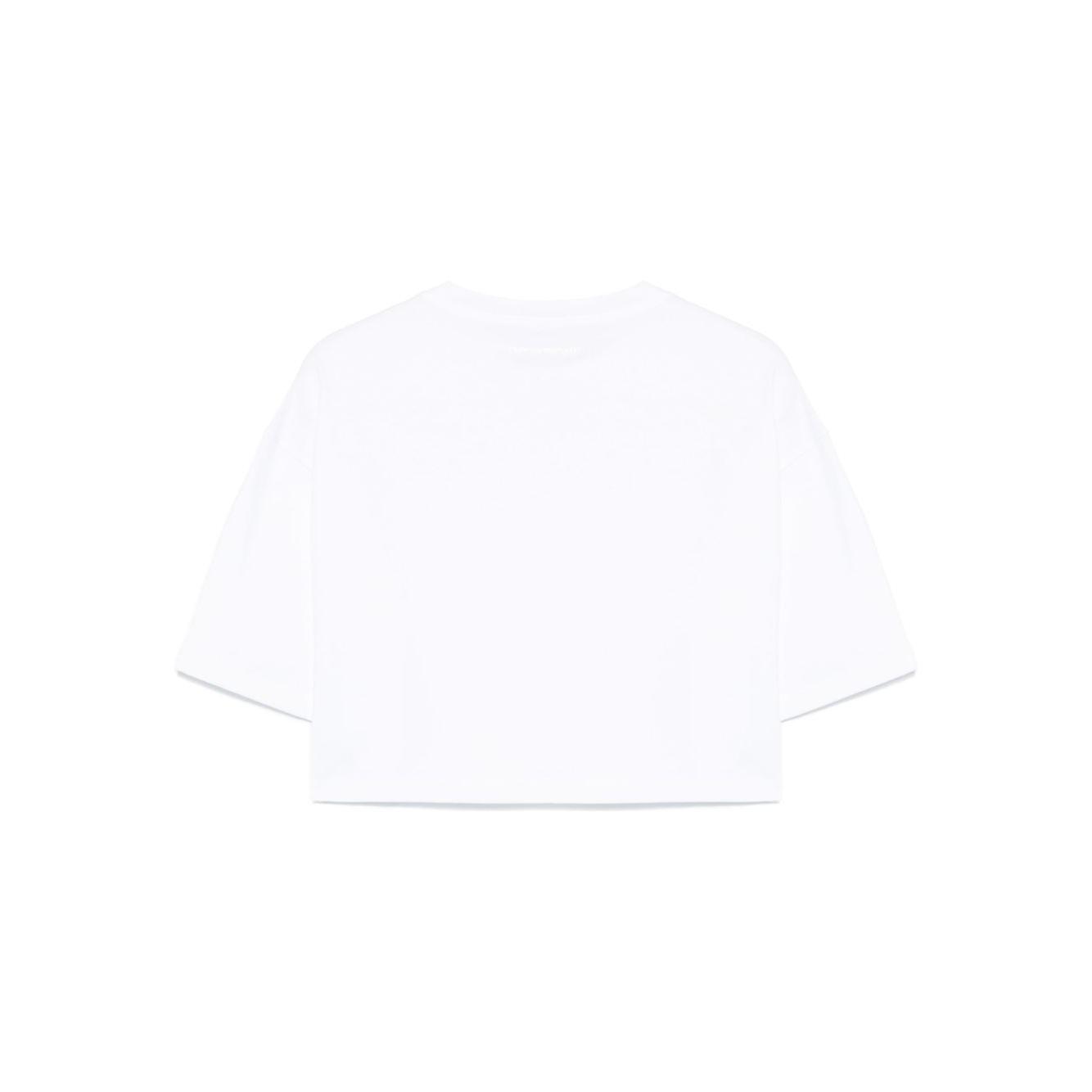Emporio Armani crewneck crop top EW000897AF12573U0002-P25