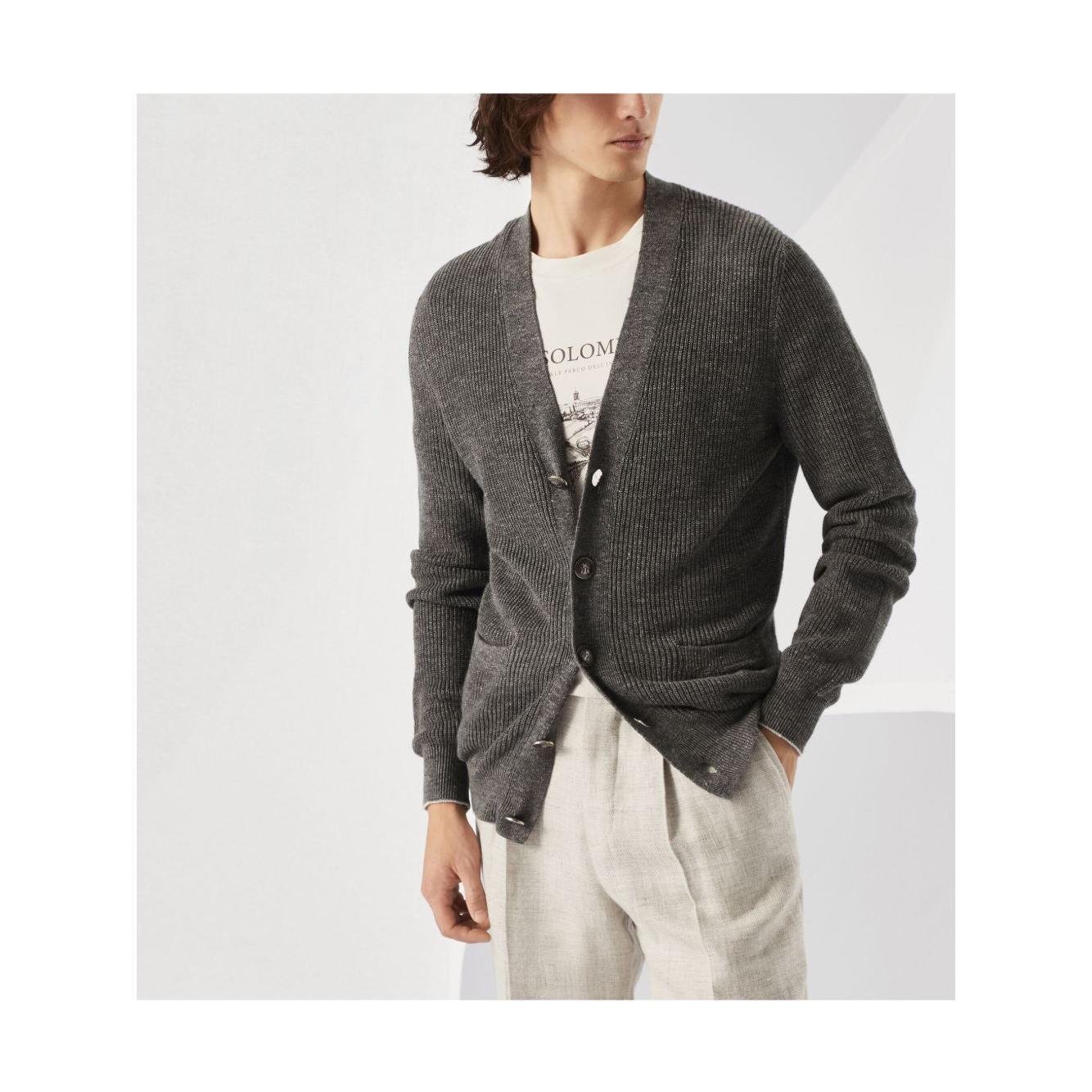 Brunello Cucinelli Sweaters Grey M2L707706COR69-P25