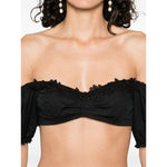Ermanno Scervino Off-shoulder Lace detail cotton top D464L611OVZ95708-P25