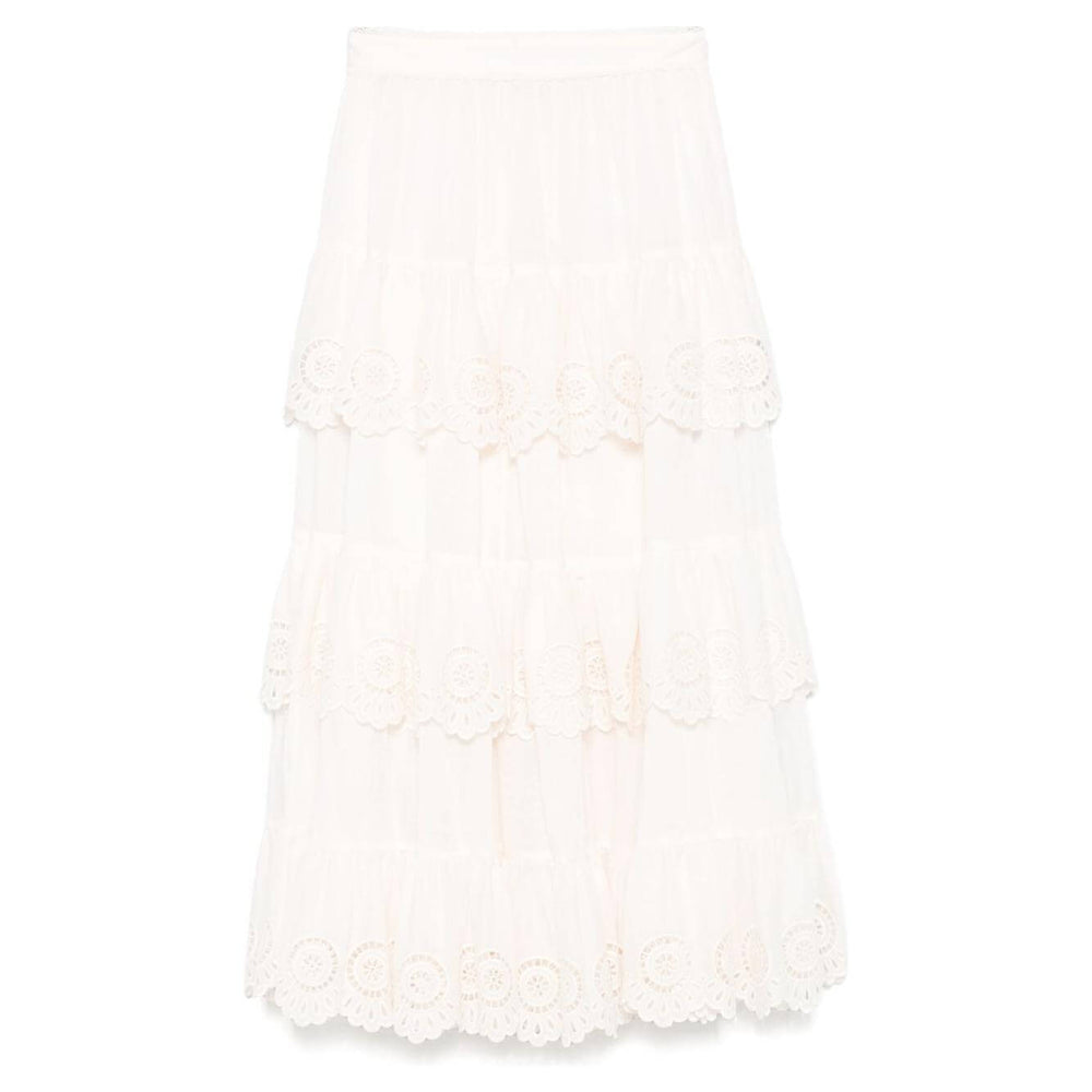 Zimmermann Skirts Ivory 4283SSS252IVO-AI25