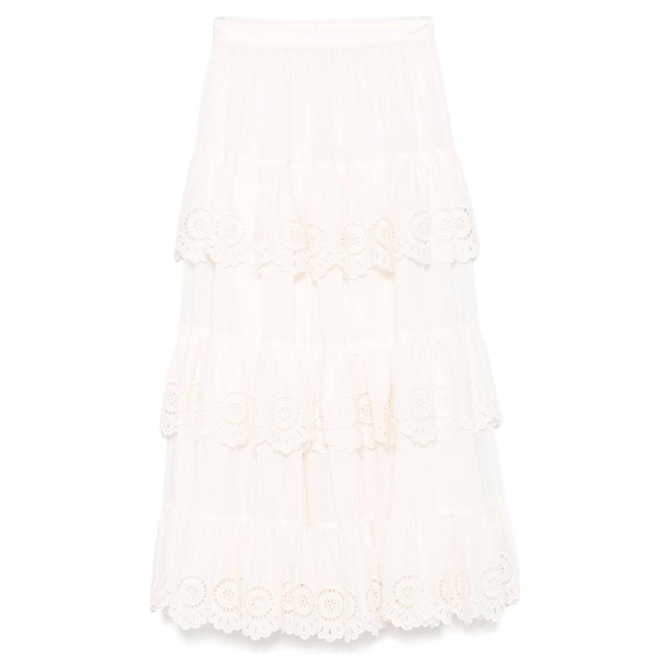 Zimmermann Skirts Ivory 4283SSS252IVO-AI25