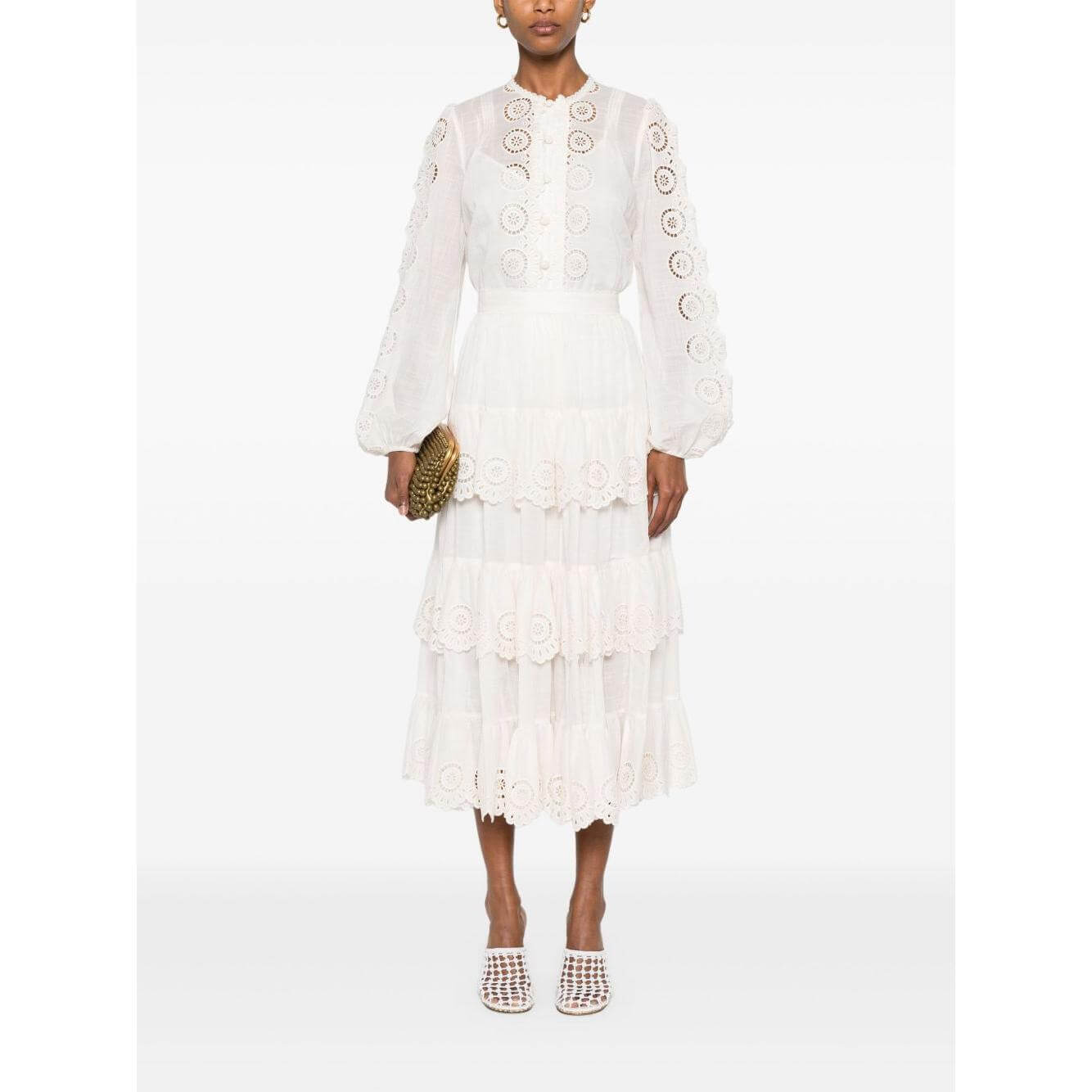 Zimmermann Skirts Ivory 4283SSS252IVO-AI25