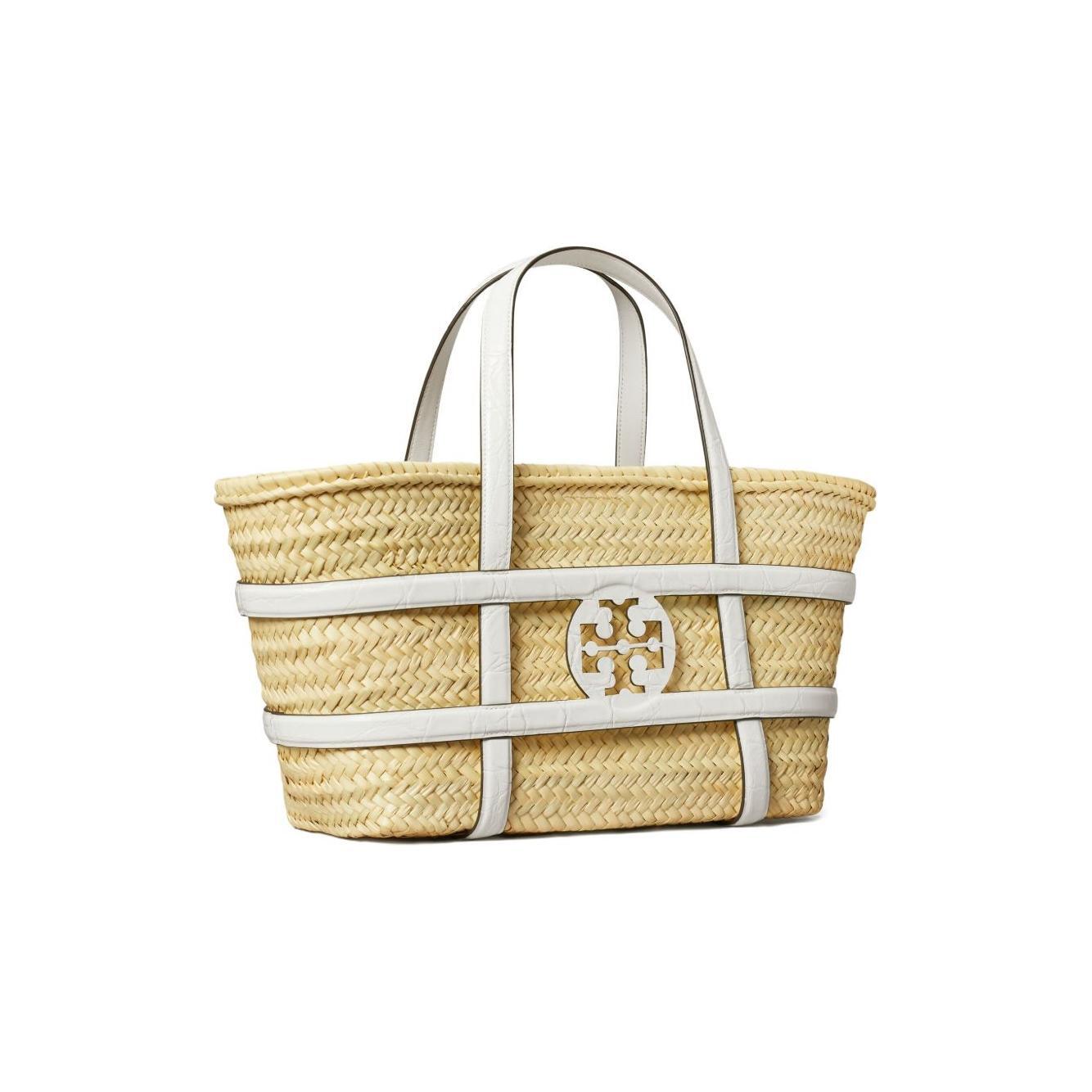 Tory Burch Ella straw basket bag