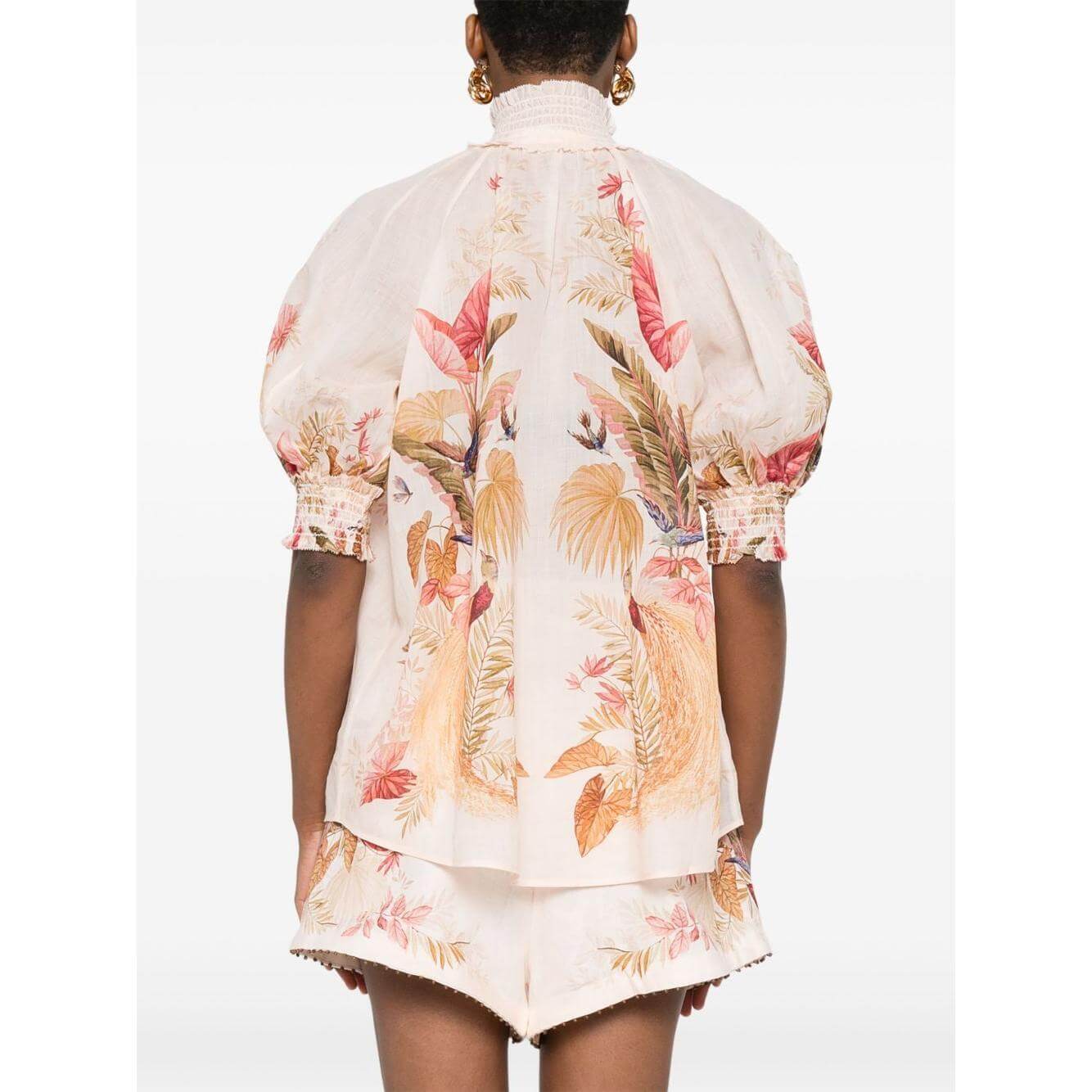 Zimmermann Shirts Beige 4556TSS253CRMPLMFLO-AI25
