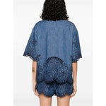Zimmermann Shirts Blue 2066TSS254RWBLU-AI25