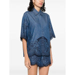 Zimmermann Shirts Blue 2066TSS254RWBLU-AI25