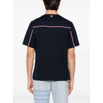Thom Browne T-shirts and Polos Blue Topwear