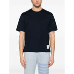 Thom Browne T-shirts and Polos Blue Topwear