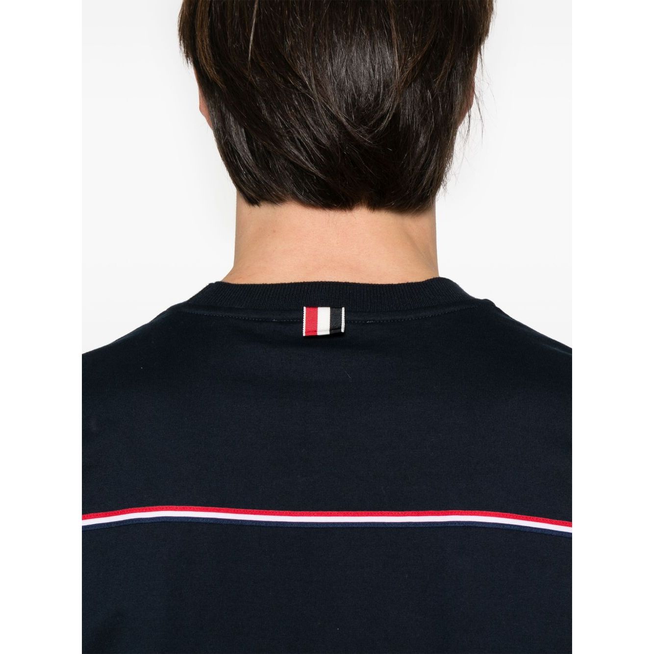 Thom Browne T-shirts and Polos Blue Topwear