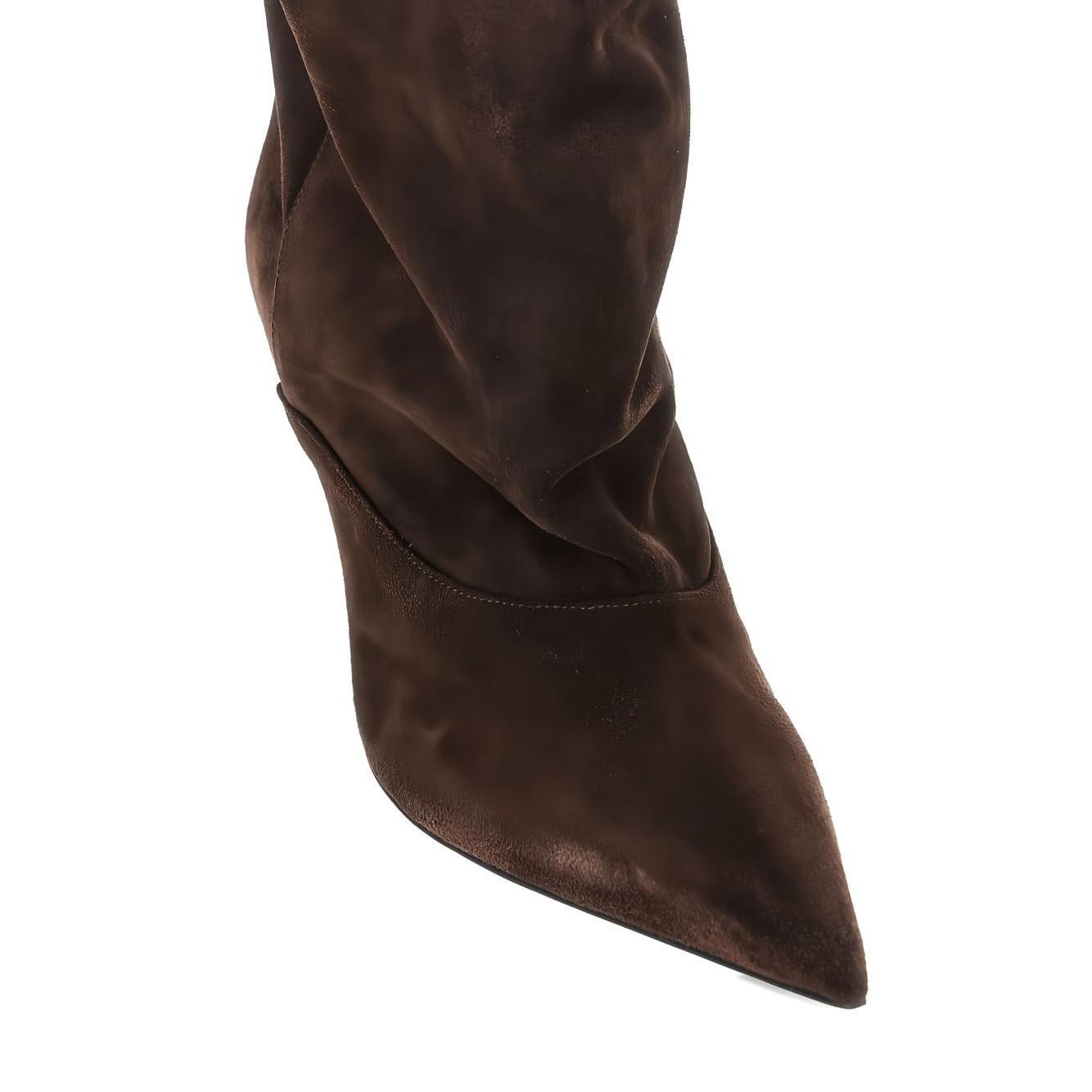 Paris Texas brown suede leather Boots