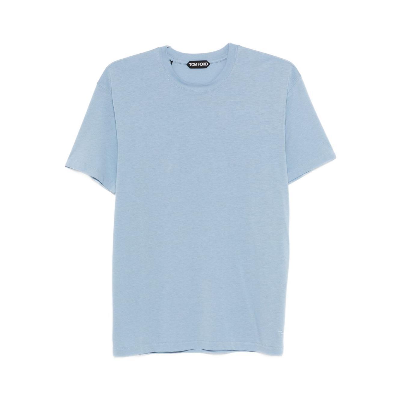 Tom Ford T-shirts and Polos Clear Blue JCS004JMT012HB620-AI25