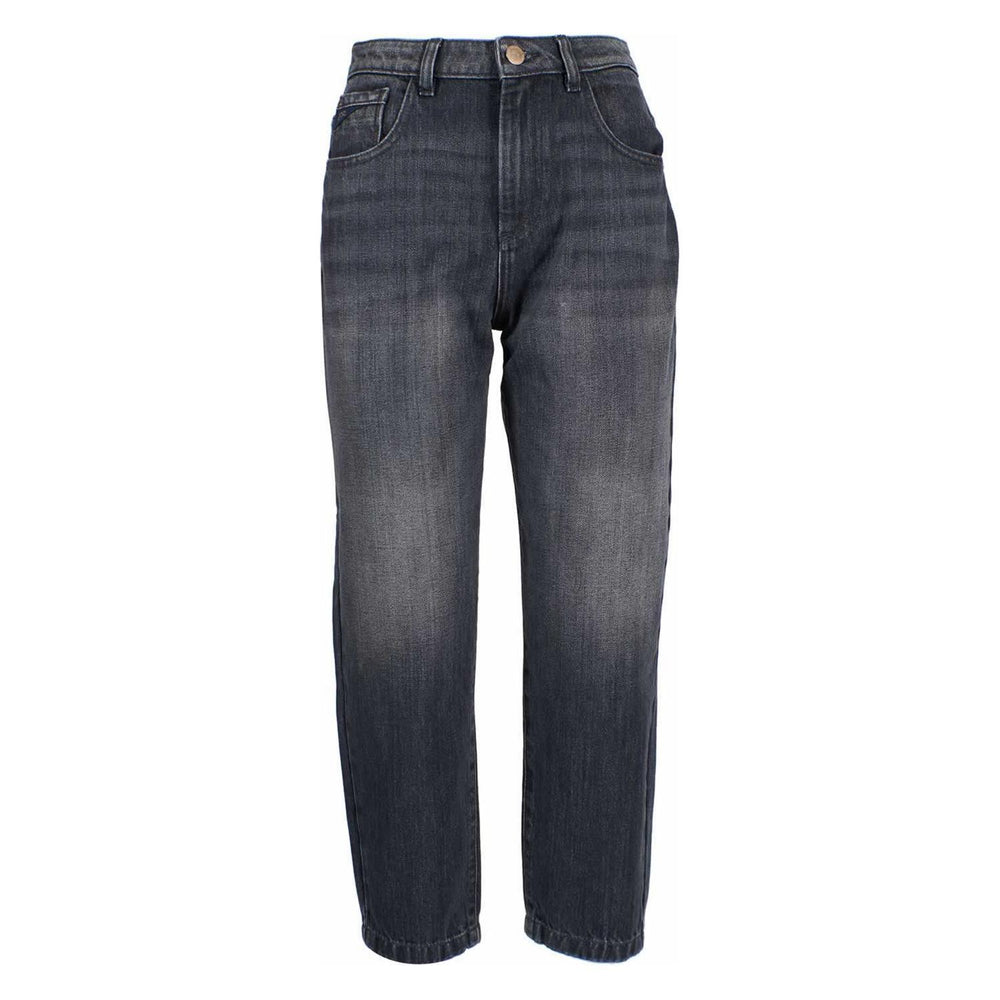 Yes Zee Black Cotton Women's High-Waisted Jeans YE-7778-W25