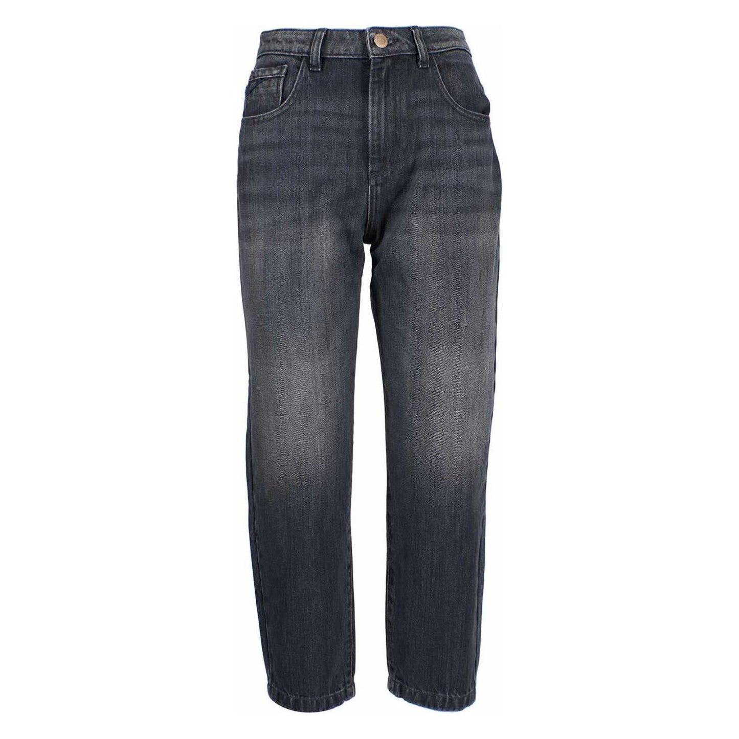 Yes Zee Black Cotton Women's High-Waisted Jeans YE-7778-W25