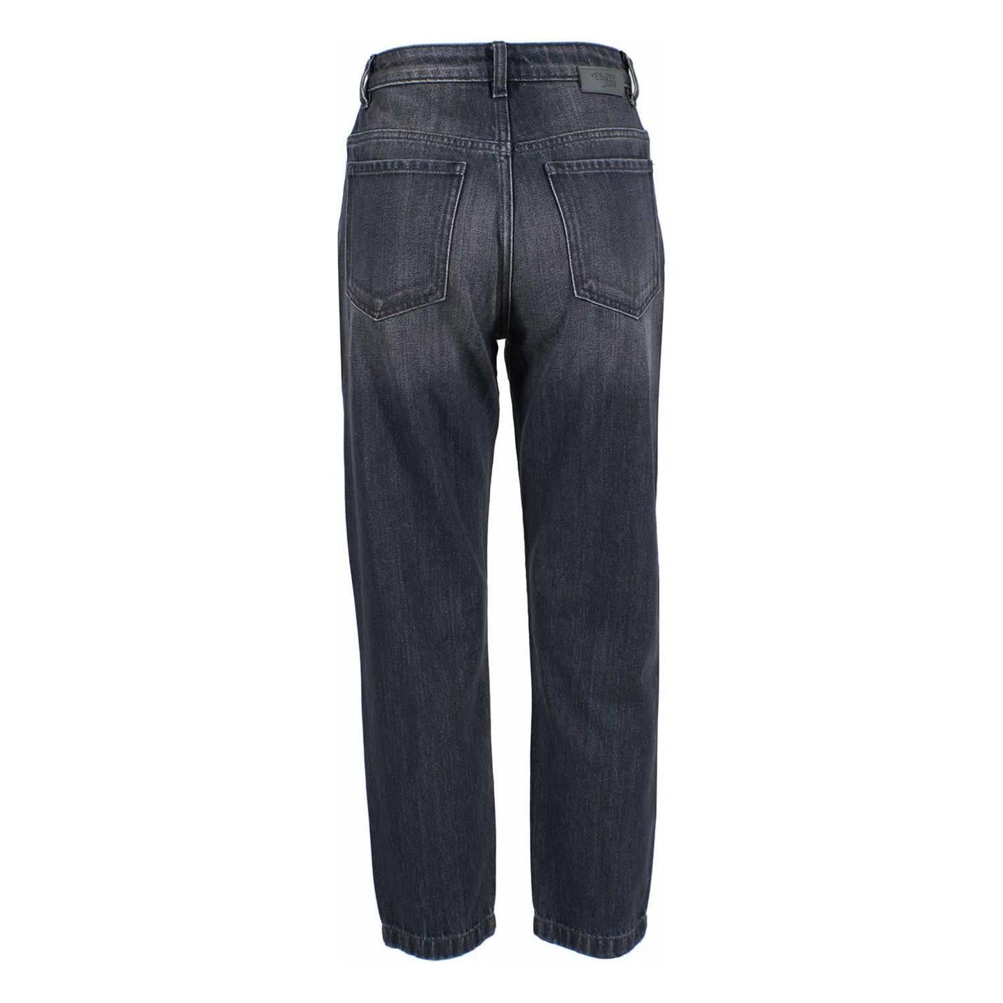 Yes Zee Black Cotton Women's High-Waisted Jeans YE-7778-W25