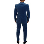 Dolce & Gabbana Blue SICILIA Velvet Slim Fit 2 Piece Suit KOS1929 - 48