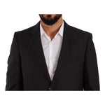 Domenico Tagliente Dark Gray Single Breasted Formal Suit KOS1952 - 49