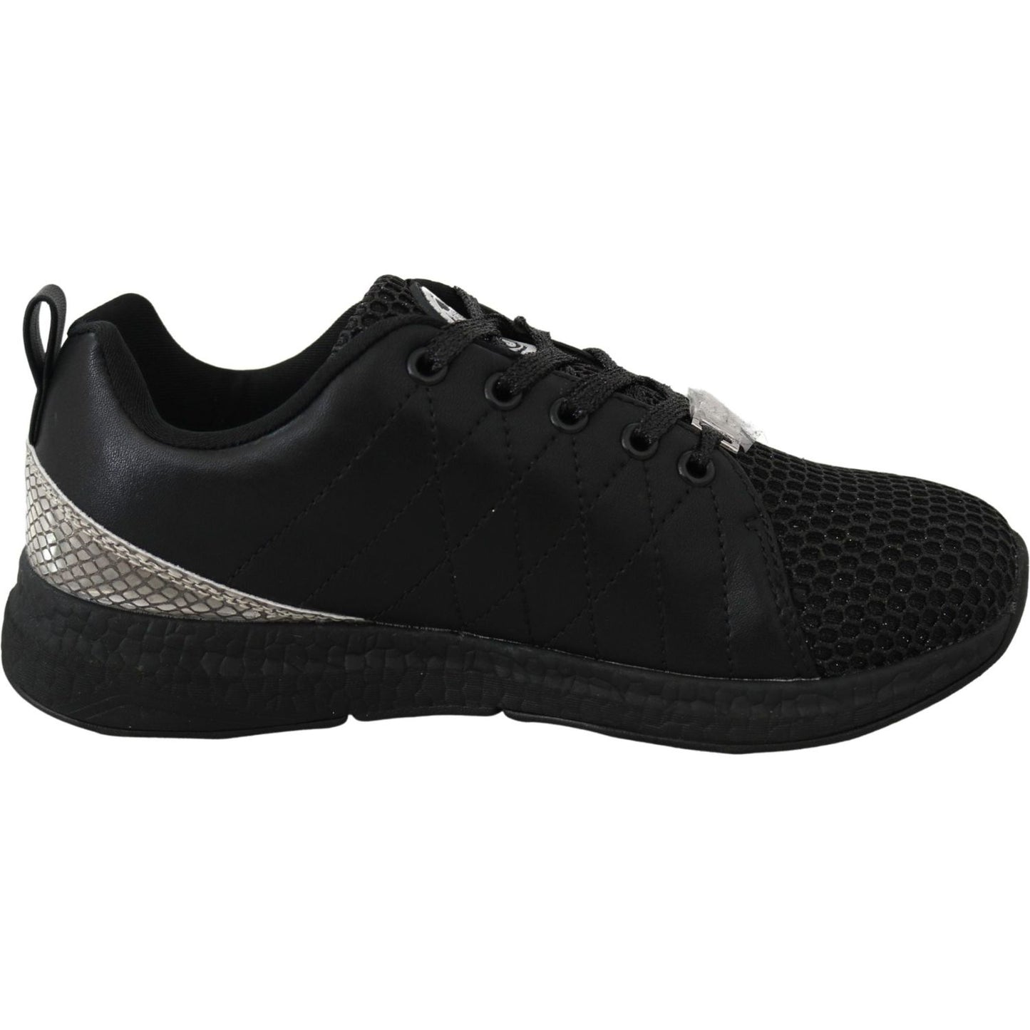 Plein Sport Exquisite Black Runner Gisella Sports Sneakers 1438550-36-FBB-265-FBB-266
