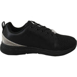 Plein Sport Exquisite Black Runner Gisella Sports Sneakers 1438550-36-FBB-265-FBB-266