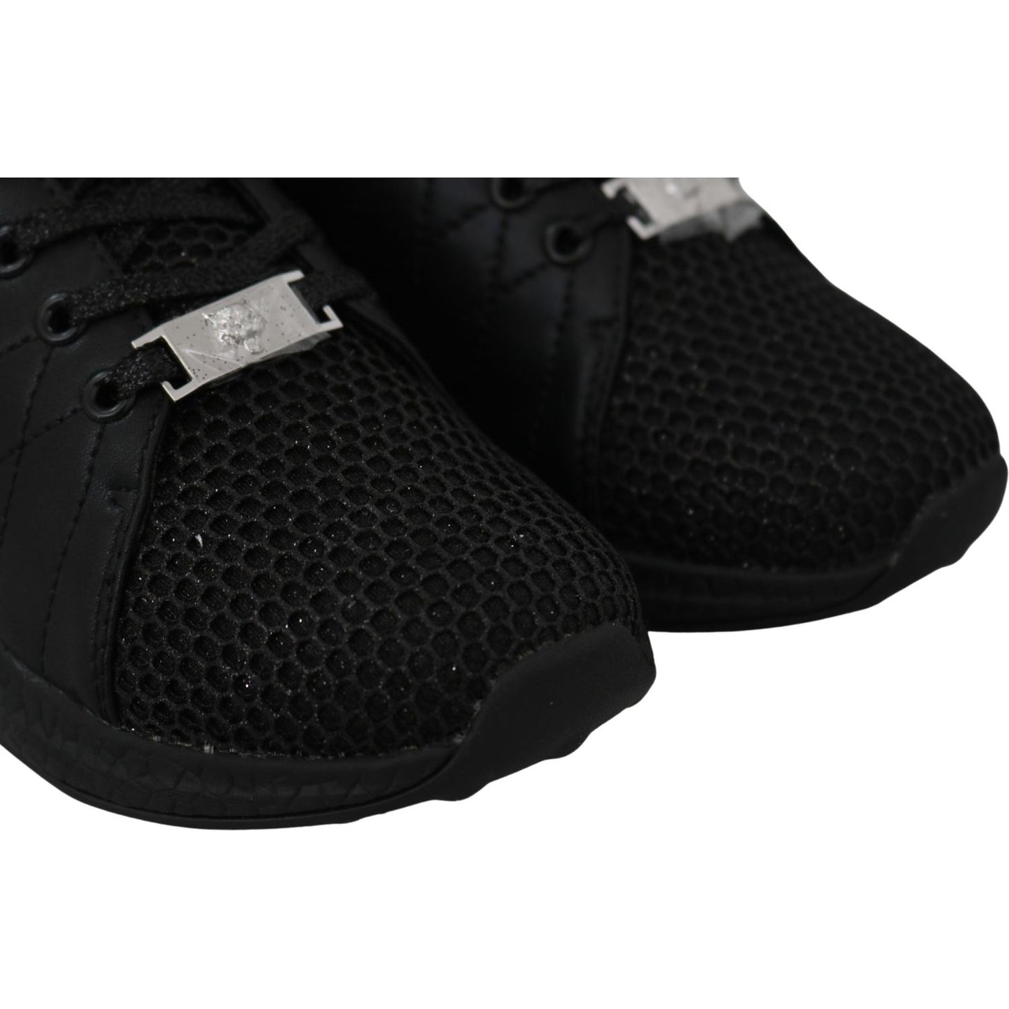 Plein Sport Exquisite Black Runner Gisella Sports Sneakers 1438550-36-FBB-265-FBB-266
