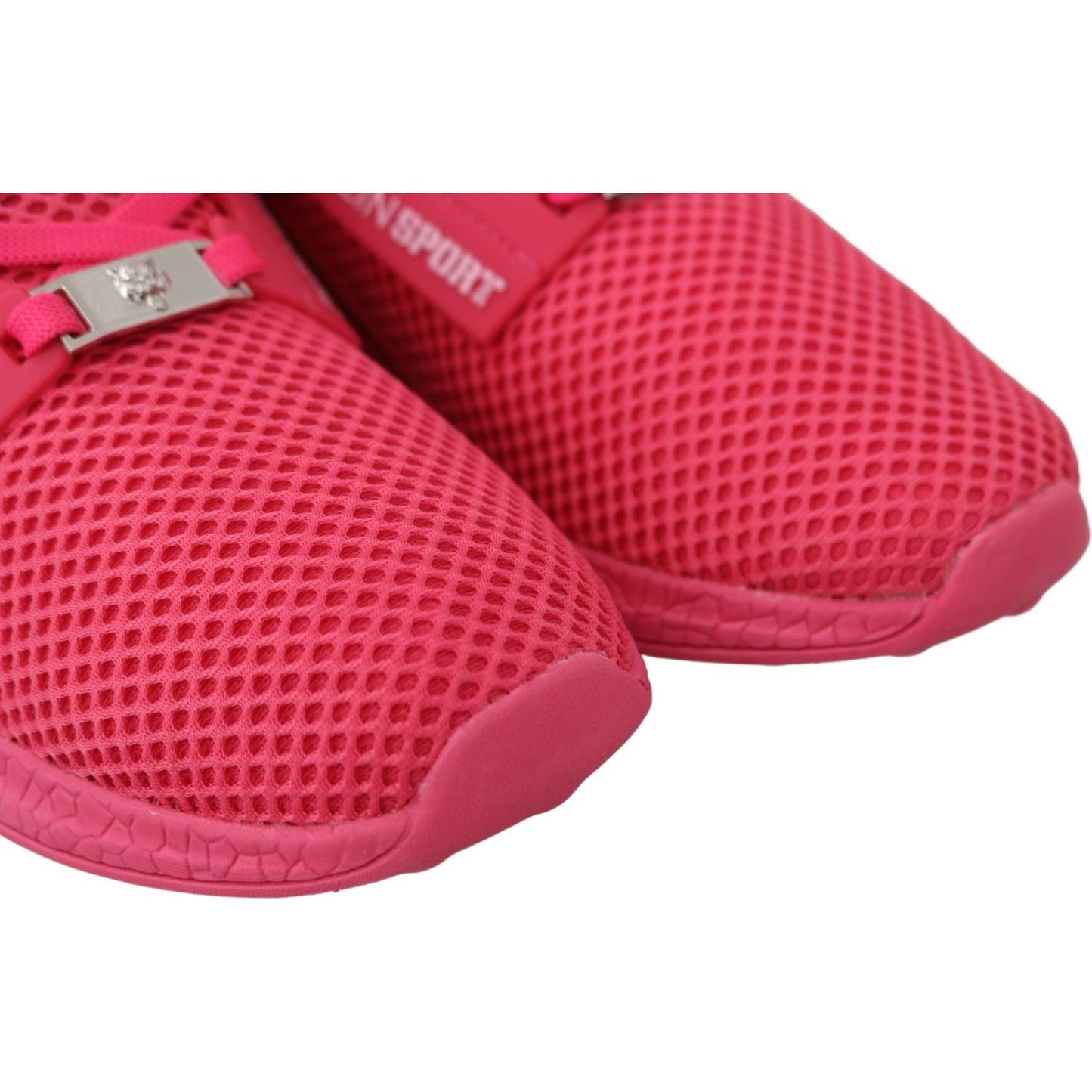 Plein Sport Elegant Fuxia Runner Becky Sneakers 4059623085891