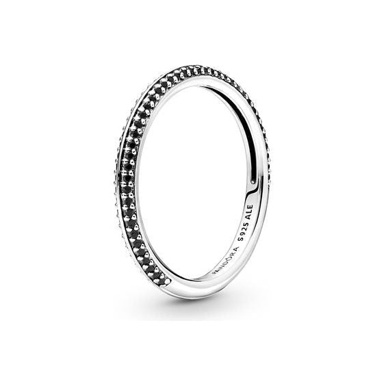 PANDORA JEWELS Mod. ME COLLECTION BLACK PAVE - RING - Size 54
