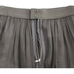 Dolce & Gabbana Black Silk Transparent Above Knees Skirt GSS11708-1