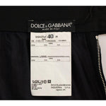 Dolce & Gabbana Black Silk Transparent Above Knees Skirt GSS11708-1