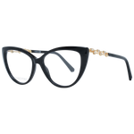 Swarovski Elegant Black Cat Eye Designer Eyeglasses