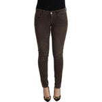 Acht Brown Cotton Slim Fit Denim Low Waist Jeans PAN71197 - 40