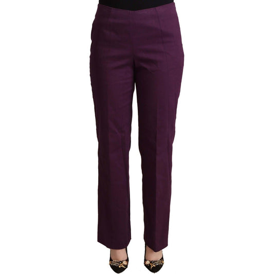 BENCIVENGA Violet High Waist Tapered Casual Pants