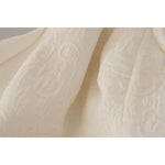 Dolce & Gabbana White Jaquard Midi Floral Sheath Brocade Dress DR28716- 38