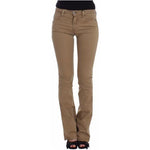 Costume National Beige Straight Leg Denim Pants Stretch Jeans SIG12464- 26