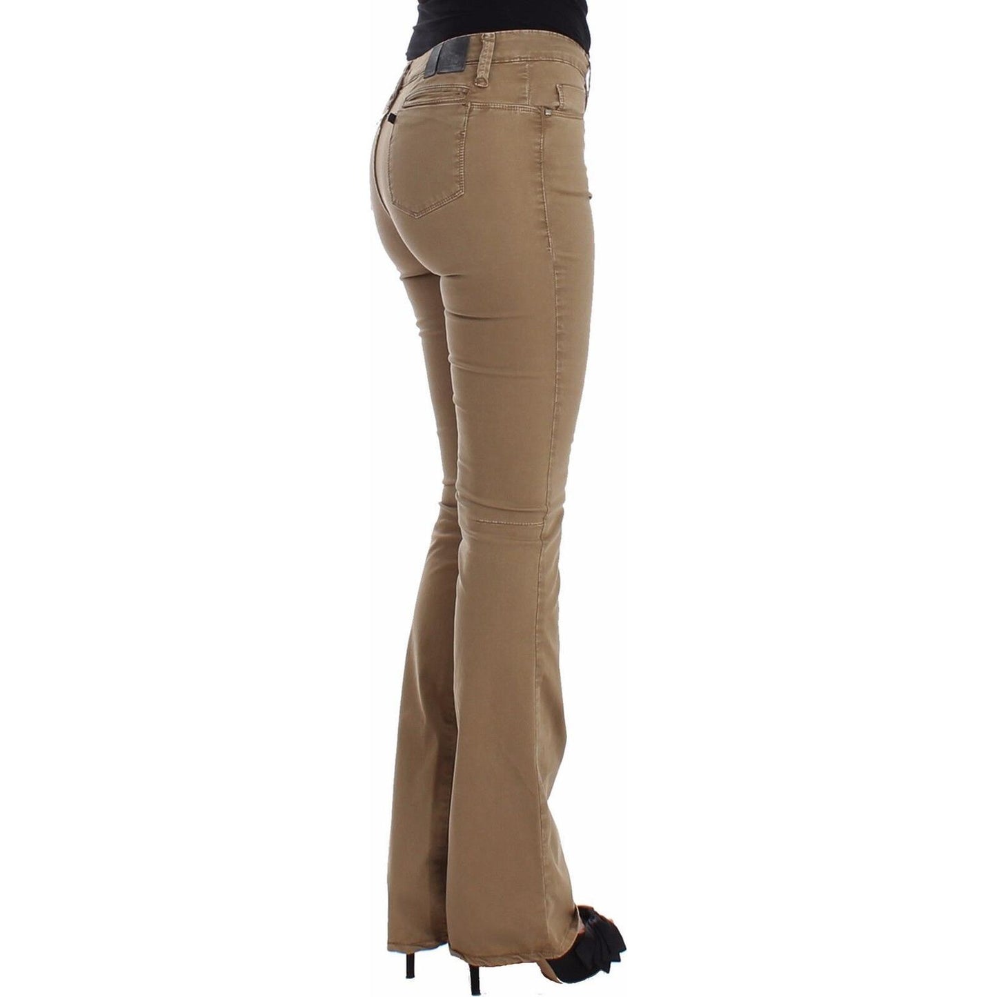 Costume National Beige Straight Leg Denim Pants Stretch Jeans SIG12464- 26