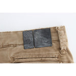 Costume National Beige Straight Leg Denim Pants Stretch Jeans SIG12464- 26