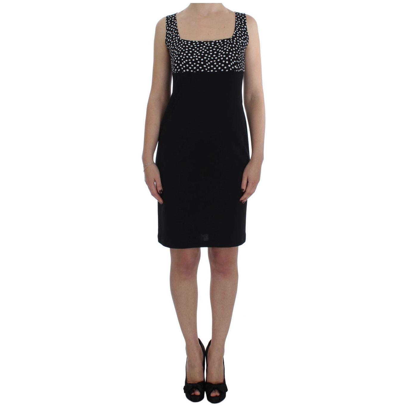 BENCIVENGA Black Stretch Sheath Dress & Sweater Set SIG30869-4