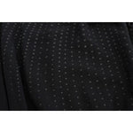 Exte Black Neck Wrap Top Blouse SIG30856-4