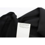 Exte Black Neck Wrap Top Blouse SIG30856-4
