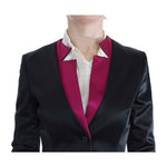 Exte Black Pink Two Piece Suit Skirt & Blazer SIG30858-2