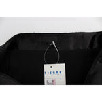 Exte Black Wool Silk Above Knee Straight Skirt SIG32485-2