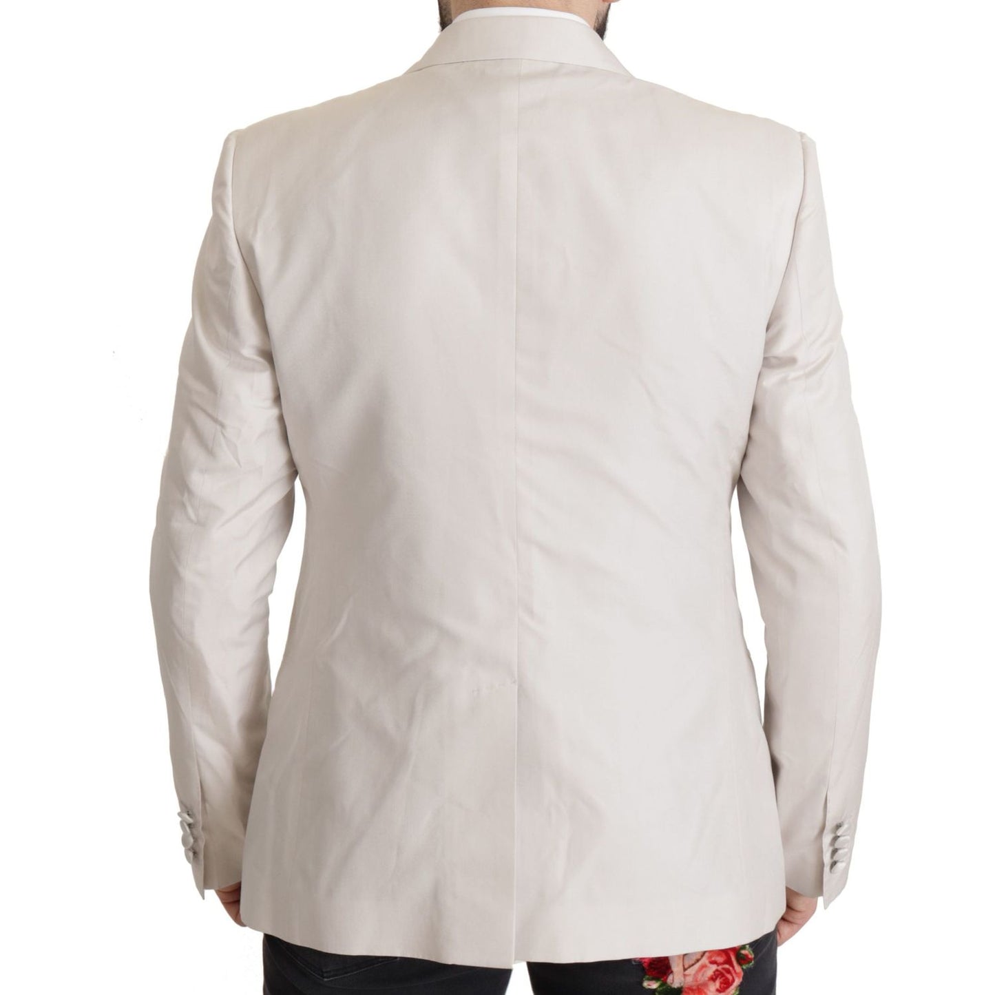 Dolce & Gabbana Gray Silk Single Breasted 2 Pc Blazer JKT3390- 54