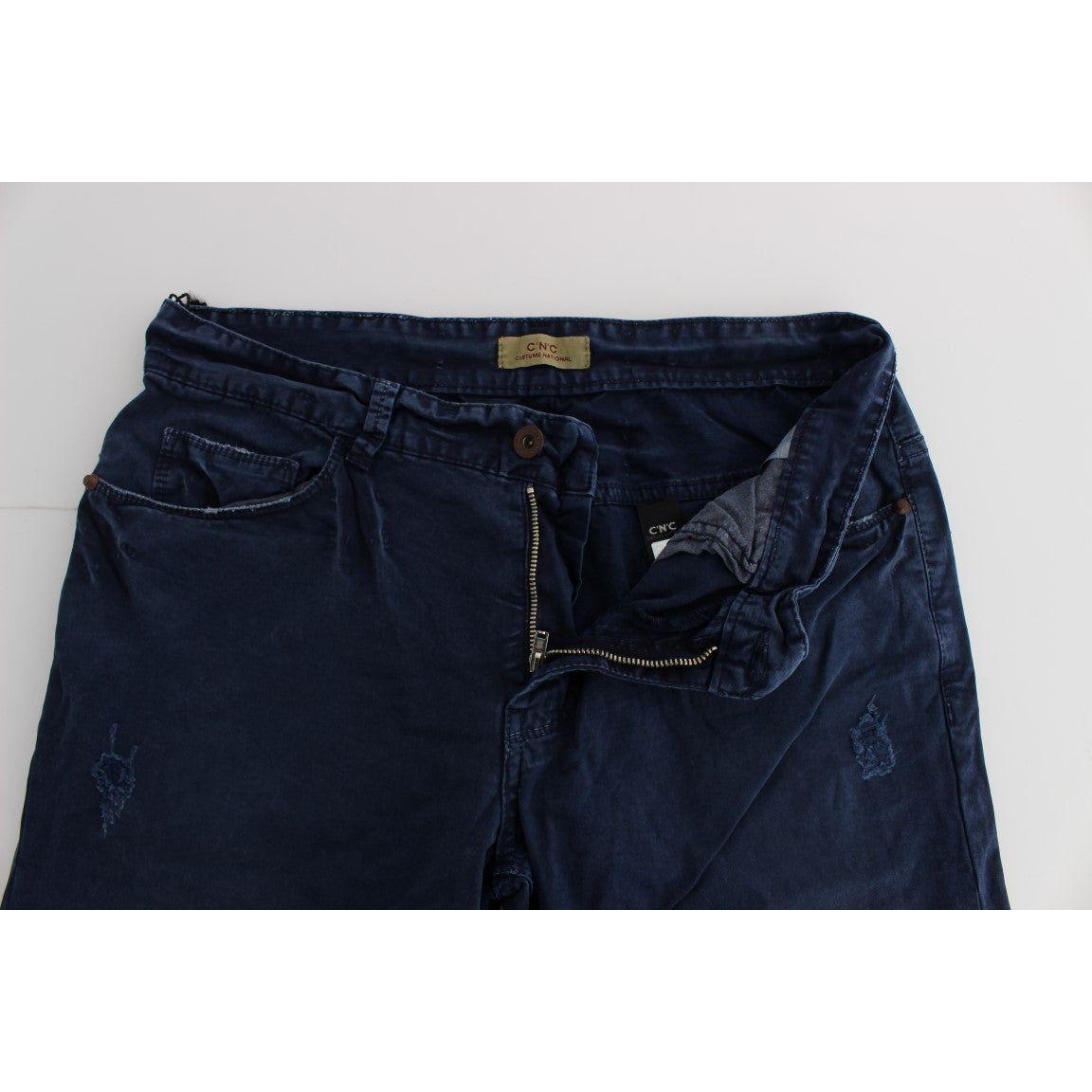 Costume National Blue Cotton Blend Denim Jeans SIG30114-2