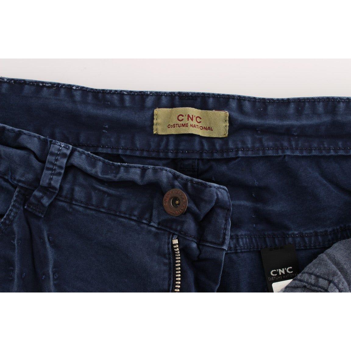 Costume National Blue Cotton Blend Denim Jeans SIG30114-2